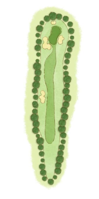 阿寒コースイラスト|1ホール