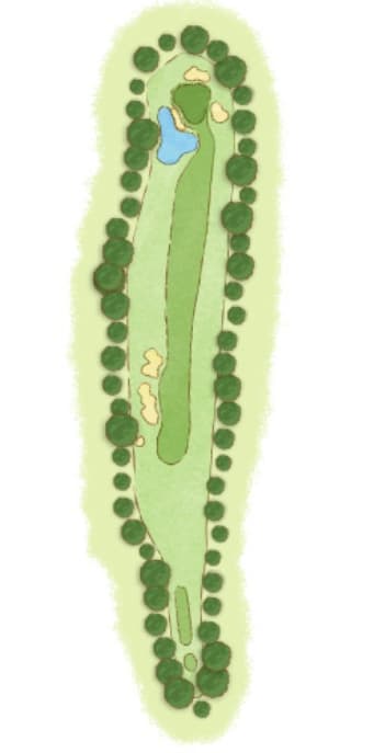 阿寒コースイラスト|2ホール