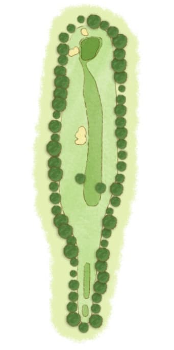 阿寒コースイラスト|3ホール