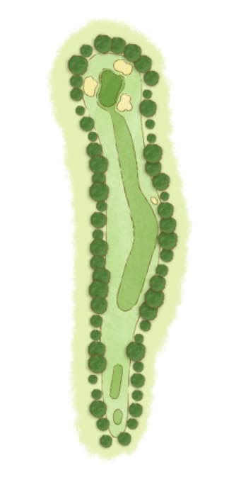 摩周コースイラスト|2ホール