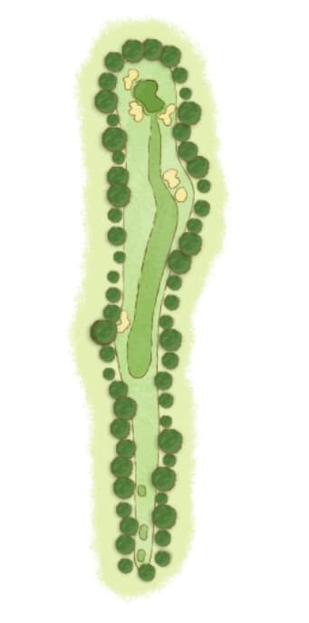 摩周コースイラスト|3ホール
