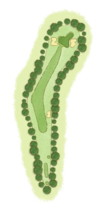 摩周コースイラスト|5ホール